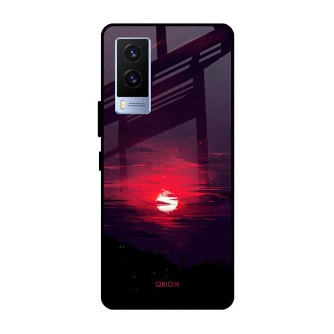 Morning Red Sky Glossy Case For Vivo V21e