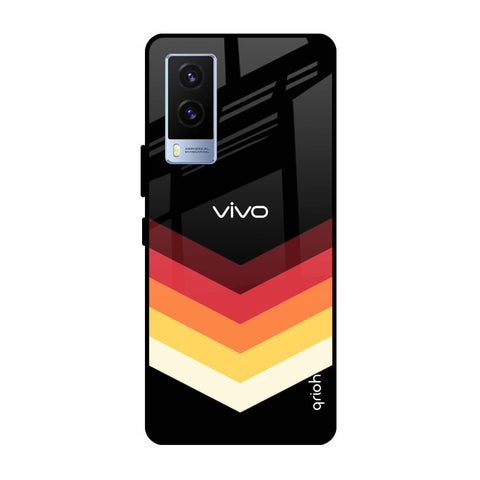 Abstract Arrow Pattern Glossy Case For Vivo V21e