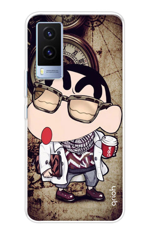 Nerdy Shinchan Soft Cover for Vivo V21e