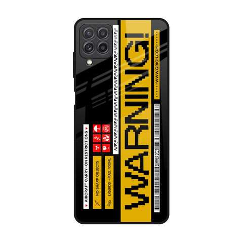 Aircraft Warning Glossy Case for Samsung Galaxy A22