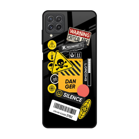 Danger Signs Glossy Case for Samsung Galaxy A22
