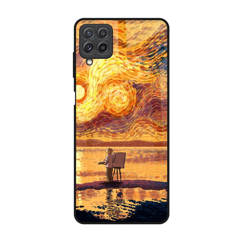 Sunset Vincent Glossy Case for Samsung Galaxy A22