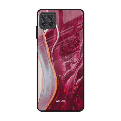 Crimson Ruby Glossy Case for Samsung Galaxy A22
