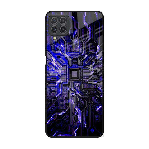 Techno Color Pattern Glossy Case For Samsung Galaxy A22