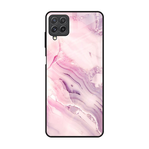 Diamond Pink Gradient Glossy Case For Samsung Galaxy A22