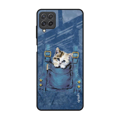 Kitty In Pocket Glossy Case For Samsung Galaxy A22