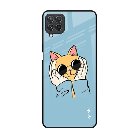 Adorable Cute Kitty Glossy Case For Samsung Galaxy A22