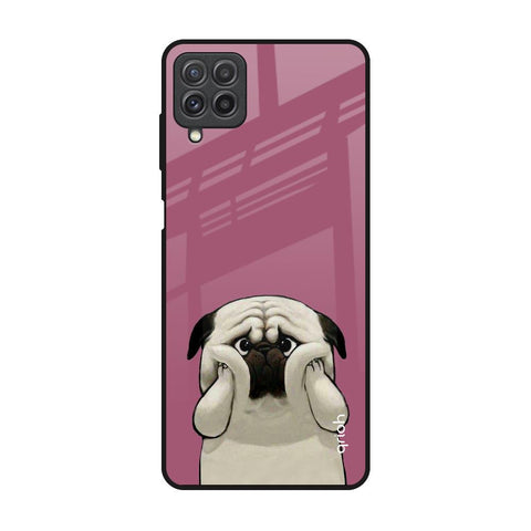 Funny Pug Face Glossy Case For Samsung Galaxy A22