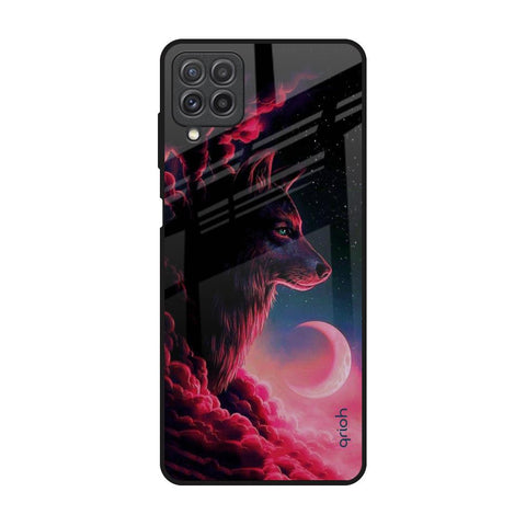 Moon Wolf Glossy Case for Samsung Galaxy A22