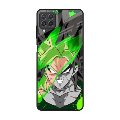 Anime Green Splash Glossy Case for Samsung Galaxy A22