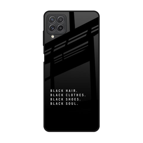 Black Soul Glossy Case for Samsung Galaxy A22