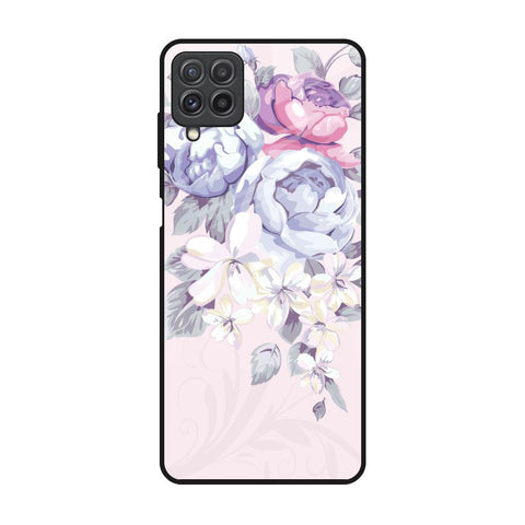 Elegant Floral Glossy Case for Samsung Galaxy A22