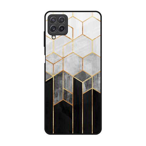 Tricolor Pattern Glossy Case for Samsung Galaxy A22
