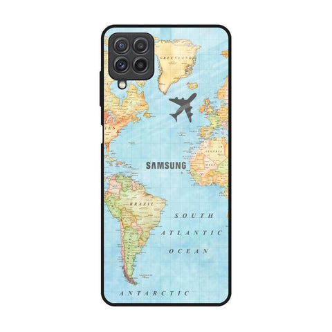 Fly Around The World Glossy Case for Samsung Galaxy A22
