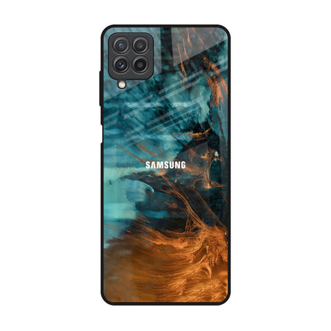 Golden Splash Glossy Case for Samsung Galaxy A22