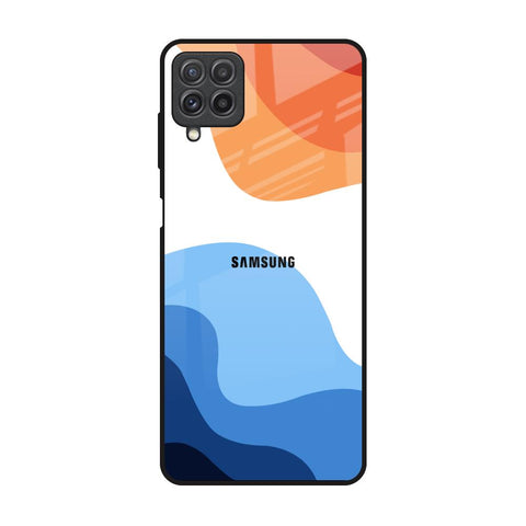 Wavy Color Pattern Glossy Case for Samsung Galaxy A22