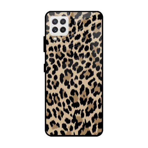 Leopard Seamless Glossy Case For Samsung Galaxy A22