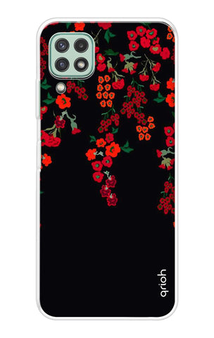 Floral Deco Soft Cover For Samsung Galaxy A22