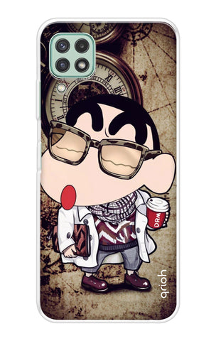 Nerdy Shinchan Soft Cover for Samsung Galaxy A22