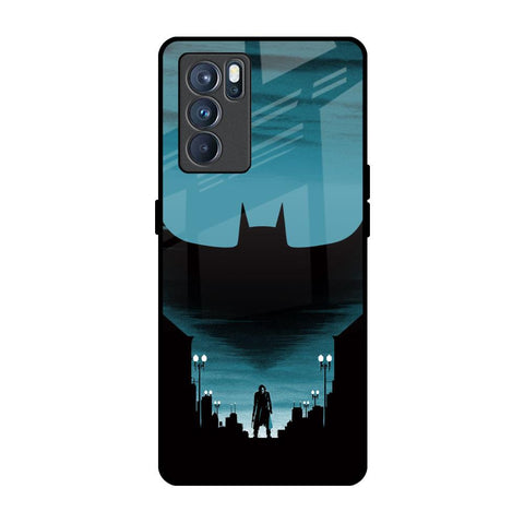 Cyan Bat Glossy Case for Oppo Reno6