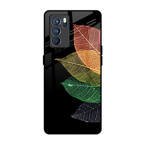 Colorful Leaves Glossy Case for Oppo Reno6
