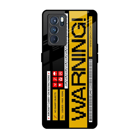 Aircraft Warning Glossy Case for Oppo Reno6