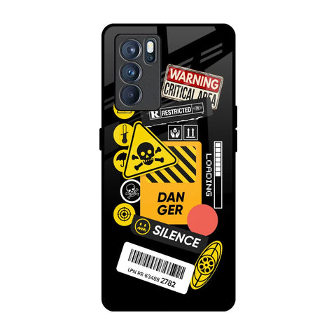 Danger Signs Glossy Case for Oppo Reno6