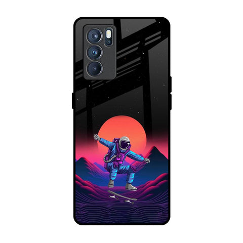 Retro Astronaut Glossy Case for Oppo Reno6