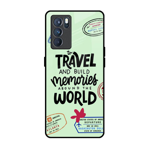 Travel Stamps Glossy Case for Oppo Reno6