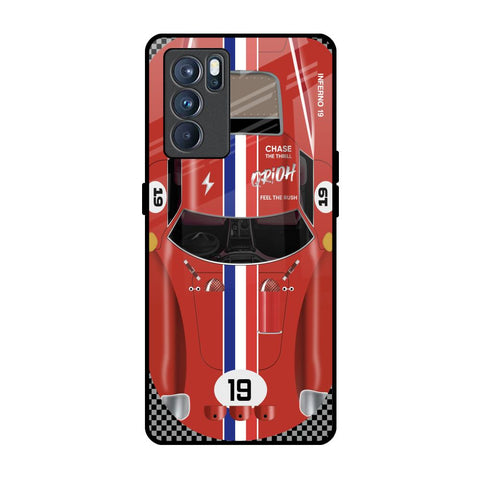 Racing Vintage Glossy Case for Oppo Reno6