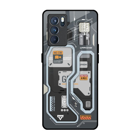 Retro Futuristic Glossy Case for Oppo Reno6