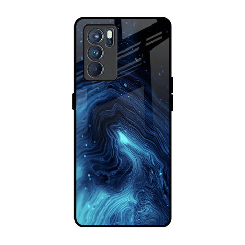 Dazzling Ocean Gradient Glossy Case For Oppo Reno6