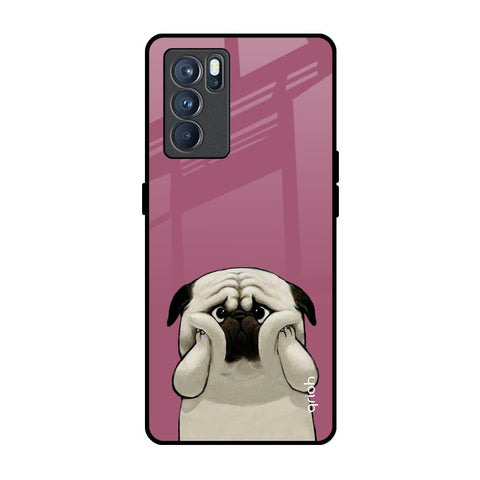 Funny Pug Face Glossy Case For Oppo Reno6