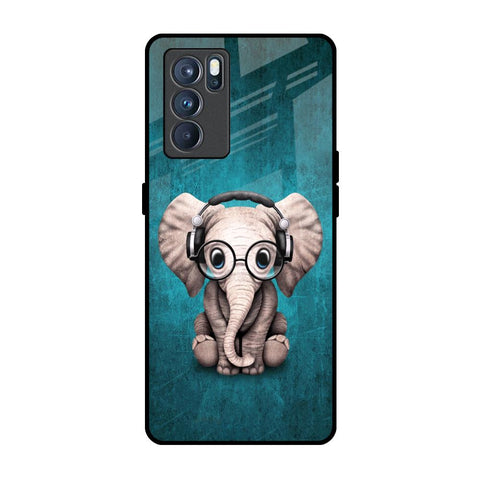 Adorable Baby Elephant Glossy Case For Oppo Reno6