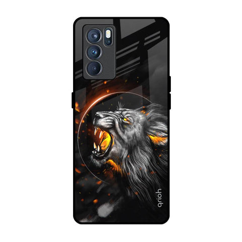 Aggressive Lion Glossy Case for Oppo Reno6