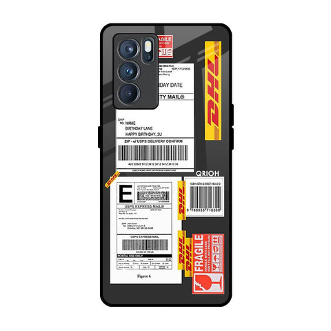 Cool Barcode Label Glossy Case For Oppo Reno6