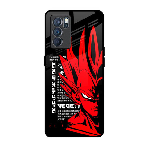 Red Vegeta Glossy Case for Oppo Reno6