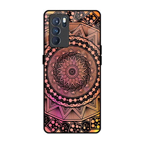 Floral Mandala Glossy Case for Oppo Reno6