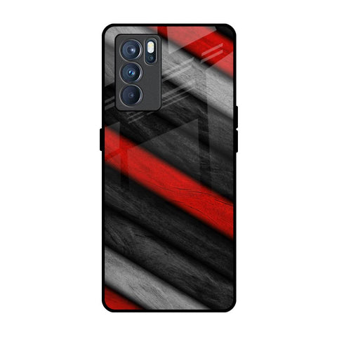Soft Wooden Texture Glossy Case for Oppo Reno6