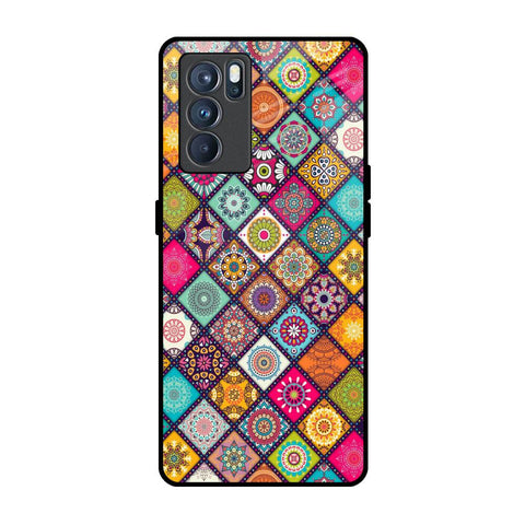Multicolor Mandala Glossy Case for Oppo Reno6