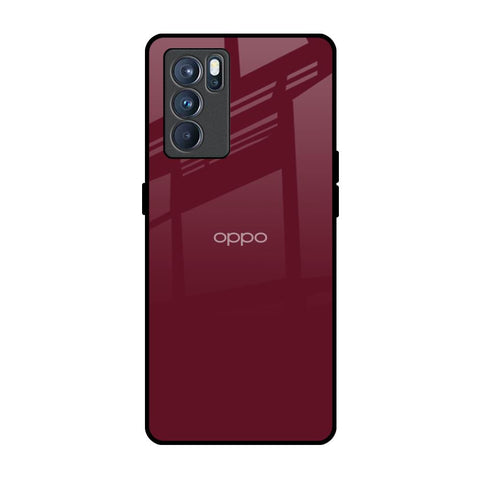 Classic Burgundy Glossy Case for Oppo Reno6