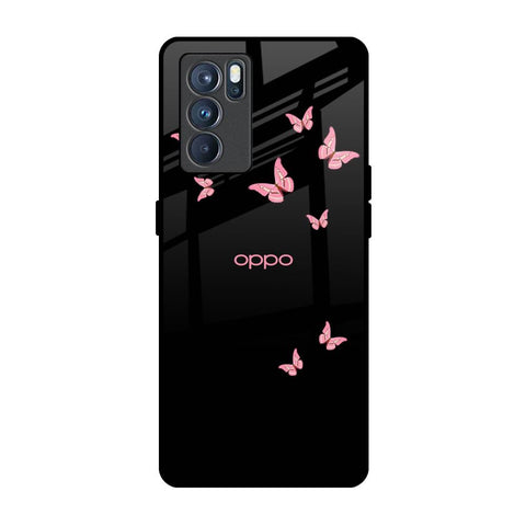 Fly Butterfly Glossy Case for Oppo Reno6