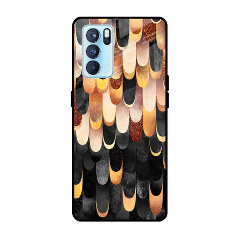 Bronze Abstract Glossy Case for Oppo Reno6