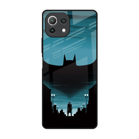 Cyan Bat Glossy Case for Mi 11 Lite