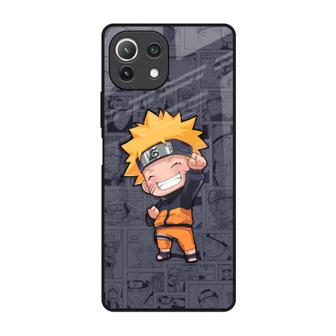 Orange Chubby Glossy Case for Mi 11 Lite