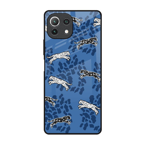 Blue Cheetah Glossy Case for Mi 11 Lite