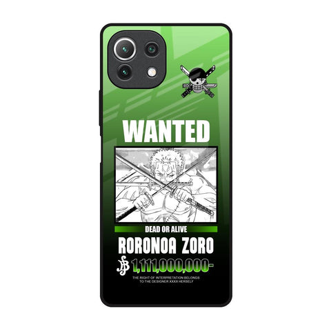 Zoro Wanted Glossy Case for Mi 11 Lite