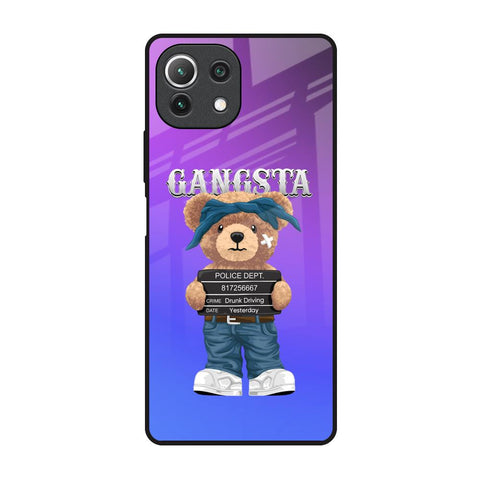 Gangsta Bear Glossy Case for Mi 11 Lite