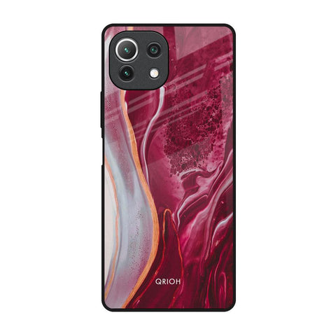 Crimson Ruby Glossy Case for Mi 11 Lite