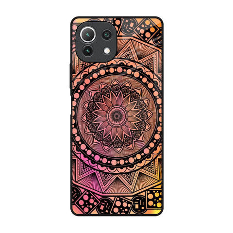 Floral Mandala Glossy Case for Mi 11 Lite